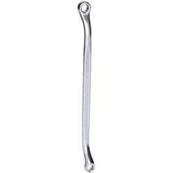 Chiave poligonale a due bocche, leggermente piegata, 6x7 mm