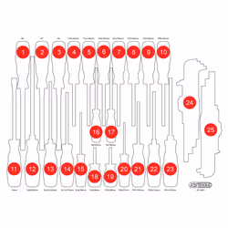 KS Tools 811.0041-97, 181 g, 1 pz