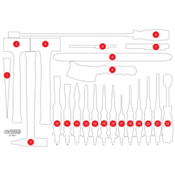 KS Tools 811.0022-97 accessorio per valigetta portautensili