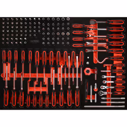 KS Tools 821.0142, Set di bussole, 142 testina/e, 5,92 kg