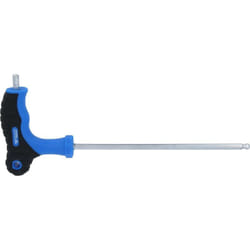 Brilliant Tools - Chiave maschio piegata a esagono incassato e a testa sferica con impugnatura a t 5,0 x 150 mm