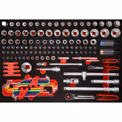 KS Tools 811.1137, Set di bussole, 137 testina/e, 8,64 kg