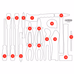 KS Tools 811.0017-97, 168 g, 1 pz
