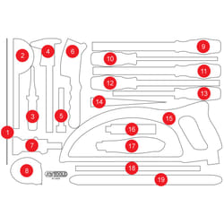 KS Tools 811.0028-97 accessorio per valigetta portautensili