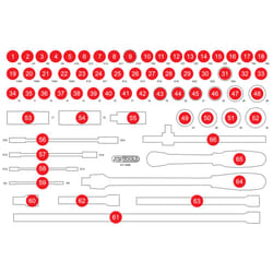 KS Tools 811.0066-97 accessorio per valigetta portautensili
