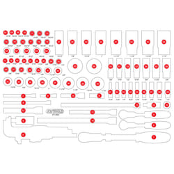 KS Tools 811.0092-97 accessorio per valigetta portautensili