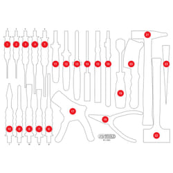 KS Tools 811.1023-97 accessorio per valigetta portautensili