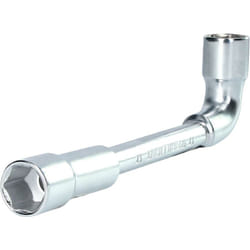 Brilliant Tools - Chiave a bussola doppia, curvata, 17 mm