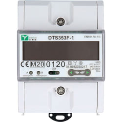 Contatore elettrico efuturo per guida din, tarato mid, 3 fasi, 11 o 22 kW