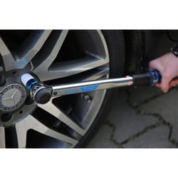 Llave dinamométrica de 1/4' con cabezal de carraca con cambio de posición por mando giratorio, 1-25 Nm