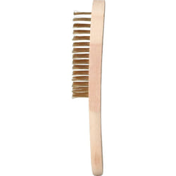 Spazzola in filo d'ottone, 4 ranghi, 290 mm