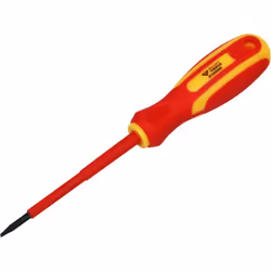 Secondo norme DIN 7438 / DIN ISO 8764 Rivestimento isolante a norma IEC 60900 Con impugnatura bi-componente e foro trasversal ...