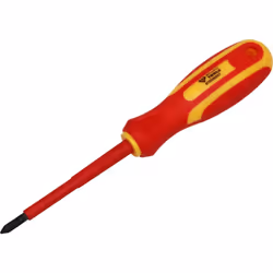 Secondo norme DIN 7438 / DIN ISO 8764 Rivestimento isolante a norma IEC 60900 Con impugnatura bi-componente e foro trasversal ...