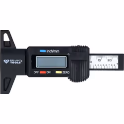 Per la misurazione di perforazioni, profondità dei profili o pastiglie dei freni Display LCD ben leggibile Campo di misura 0 ...