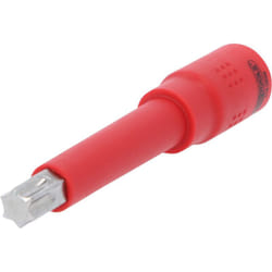 Bussola a inserto isolata da 3/8"Torx, T55, 122 mm