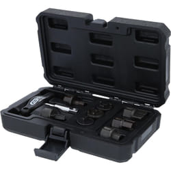 Kstools - 3/8' Kit profilo speciale cambio olio per vite di scarico dell&aposolio in plastica, 9 pz