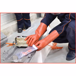 KS Tools 117.0092 Guanto protettivo Guanti isolanti Rosso Lattice - Vista aggiuntiva 5