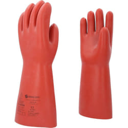 Kstools - Guanto di protezione da elettricista con protezione meccanica e termica, taglia 11, classe 4, rosso