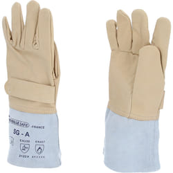 KS Tools 117.0141 Guanto protettivo Guanti isolanti Beige, Grigio Pelle 1 pz