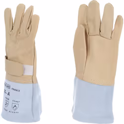 KS Tools 117.0141 Guanto protettivo Guanti isolanti Beige, Grigio Pelle 1 pz