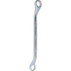 Chiave poligonale a due bocche, leggermente piegata, 21x23 mm
