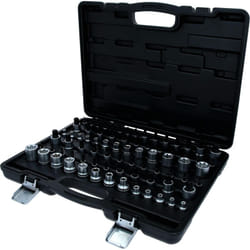 Kstools - 1/4'3/8'1/2' Serie di chiavi a bussola Torx,77 pz