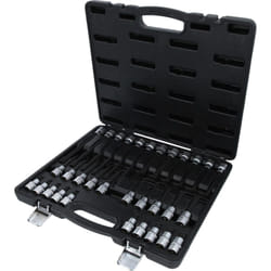 Serie di inserti a bussola da 1/2” per viti Torx®, 32 pz