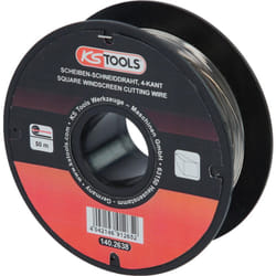 Kstools - Filo da taglio per vetri a sezione quadrata, 50 m su rotolo