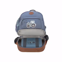 Lässig 1203001496 zaino Zaino scolastico Beige, Blu Cotone, Poliestere - Vista aggiuntiva 4