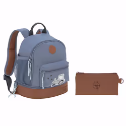 Lässig 1203001496 zaino Zaino scolastico Beige, Blu Cotone, Poliestere - Vista aggiuntiva 8