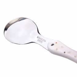 Lässig 1210073841 posata per bambino Set di posate per bambini Bianco ABS, Metallo