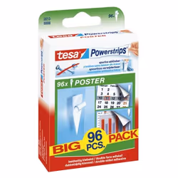 TESA Powerstrips Poster, Bianco, 96 pz