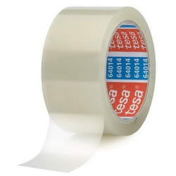 Tesa - leise abrollbares universale di nastro adesivo da imballaggio, trasparente, 64014-00038-00