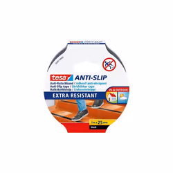 TESA 55587-02, Bagnoschiuma antiscivolo, Adulti, Nero, 25 mm