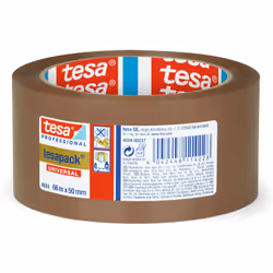 TESA Professional 4024 tesapack Universal, Marrone, Cartone, Polipropilene (PP), 66 m, 5 cm