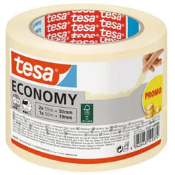 TESA Economy 50 m Carta gommata per imbianchini Adatto per uso interno Carta Camoscio