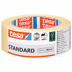 TESA Standard, Carta gommata per imbianchini, Carta, Bianco, Universale, 2 giorno(i), 50 m