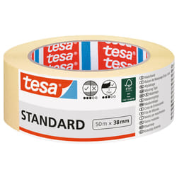 TESA Standard 50 m Carta gommata per imbianchini Adatto per uso interno Carta Bianco