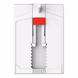 TESA 77767-00000 gancio di stoccaggio domestico Interno Gancio universale Grigio, Rosso, Bianco 2 pz