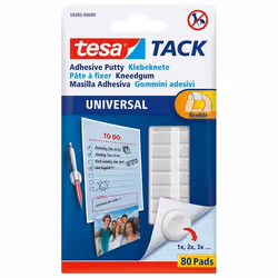 TESA TACK, Cuscinetto di montaggio, Bianco, Interno, Carta, Blister