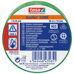 Nastro Isolante Approvato Verde 20m x 19mm 53988 Tesa