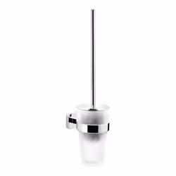 TESA 40430, Scopino da bagno e supporto, Cromo, Bianco, Metallo, Metallo, 95 mm, 445 mm