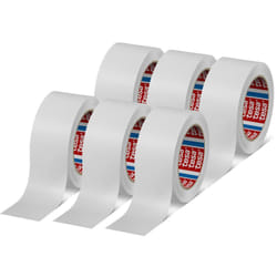 Tesa - uk pack 4313 00004-10 - Nastro di carta per pacchi e cartone, 6 rotoli da 50 m x 50 mm, 6 x 50 mm, colore: Bianco