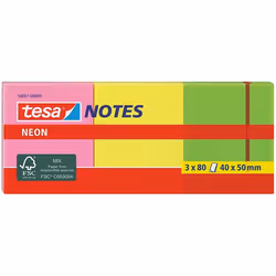 TESA 56001, Rettangolo, Verde, Rosa, Giallo, 50 mm, 40 mm, 80 fogli