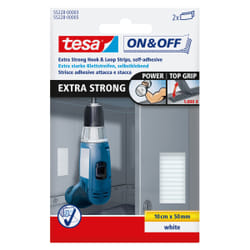 TESA 55228-00003 Velcro Bianco 2 pz