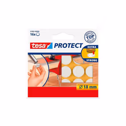 TESA 57892-00000-01, Bianco, Feltro, Rotondo, CE, 1,8 cm, 16 pz