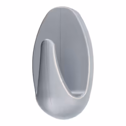 TESA 57519-00000, Gancio universale, Cromo, Plastica, 1 kg, 3 pz, Blister