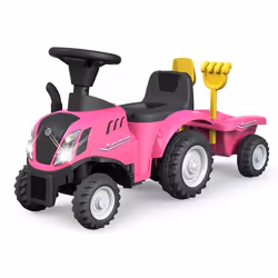 Jamara New Holland T7 Tractor, 1 anno/i, 4 ruota(e), Blu, Rosa, Batterie richieste