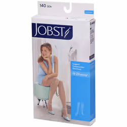 Jobst Calza Compressiva Ultrasheer 15-20mmhg Gambaletto Natur 3 per Supporto Venoso 1 Pezzo