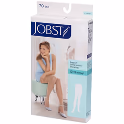 Jobst Ultrasheer Calza Compressiva 10-15mmhg Collant Noir2 per Comfort e Stile Confezione da 1 Pezzo